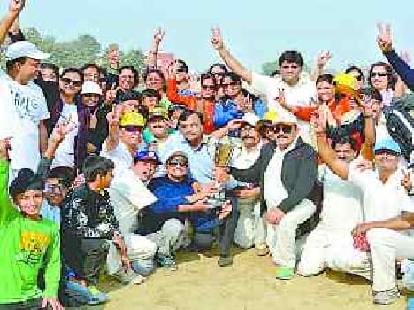 Rotary Club won the friendly match